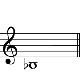 Notenlinie: B
