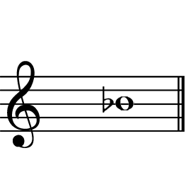 Notenlinie: B