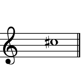 Notenlinie: Cis