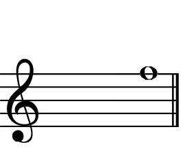 Notenlinie: F